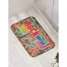 Противоскользящий коврик для ванной, сауны, бассейна JOYARTY Музыкальная абстракция bath_16469