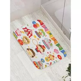 Противоскользящий коврик для ванной, сауны, бассейна JOYARTY Цирк веселья bath_12748