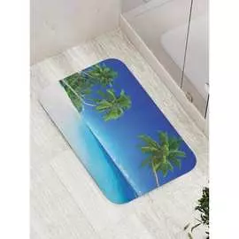 Противоскользящий коврик для ванной, сауны, бассейна JOYARTY Доброжелательные пальмы bath_12481