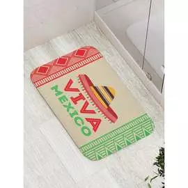 Противоскользящий коврик для ванной, сауны, бассейна JOYARTY Вива Мексика bath_6547