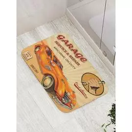 Противоскользящий коврик для ванной, сауны, бассейна JOYARTY Гаражный автосервис bath_15615