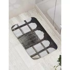 Противоскользящий коврик для ванной, сауны, бассейна JOYARTY Древняя дверь bath_16670