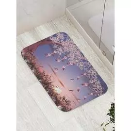 Противоскользящий коврик для ванной, сауны, бассейна JOYARTY Лесные украшения bath_6960