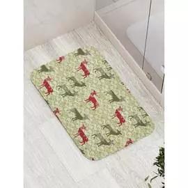 Противоскользящий коврик для ванной, сауны, бассейна JOYARTY Стая оленей bath_20285