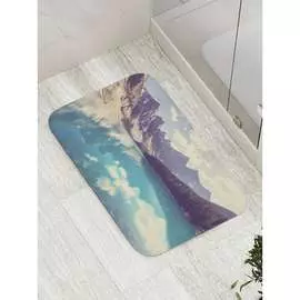 Противоскользящий коврик для ванной, сауны, бассейна JOYARTY Зеркальные реки bath_9287
