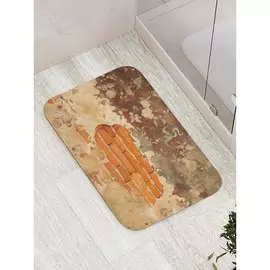 Противоскользящий коврик для ванной, сауны, бассейна JOYARTY Старая штукатурка bath_15855