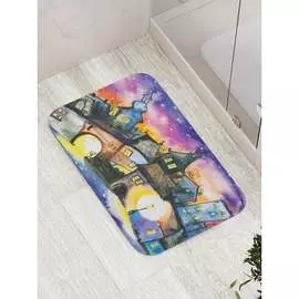 Противоскользящий коврик для ванной, сауны, бассейна JOYARTY Сказочный вечер bath_17247