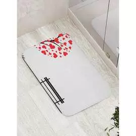 Противоскользящий коврик для ванной, сауны, бассейна JOYARTY Сидим у любовного древа bath_17631