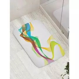 Противоскользящий коврик для ванной, сауны, бассейна JOYARTY Краски путешественники bath_22235