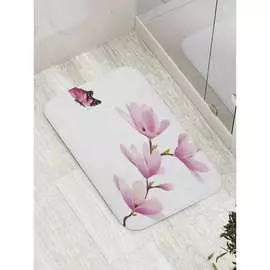 Противоскользящий коврик для ванной, сауны, бассейна JOYARTY Одинокая орхидея bath_31475