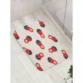 Противоскользящий коврик для ванной, сауны, бассейна JOYARTY Радость матрешек bath_378807