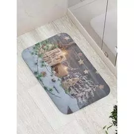 Противоскользящий коврик для ванной, сауны, бассейна JOYARTY Зимние украшения bath_21446