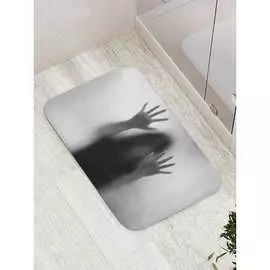 Противоскользящий коврик для ванной, сауны, бассейна JOYARTY Страх неизвестности bath_22102