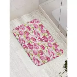 Противоскользящий коврик для ванной, сауны, бассейна JOYARTY Яркие цветы bath_30461