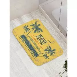 Противоскользящий коврик для ванной, сауны, бассейна JOYARTY Пляжный патруль Калифорнии bath_15643