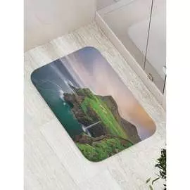 Противоскользящий коврик для ванной, сауны, бассейна JOYARTY Край света bath_14578