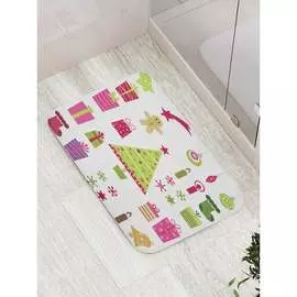 Противоскользящий коврик для ванной, сауны, бассейна JOYARTY Время подарков bath_378922