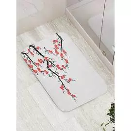Противоскользящий коврик для ванной, сауны, бассейна JOYARTY Цвет сакуры bath_18308