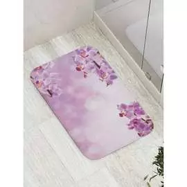 Противоскользящий коврик для ванной, сауны, бассейна JOYARTY Облачные орхидеи bath_16364