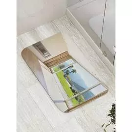 Противоскользящий коврик для ванной, сауны, бассейна JOYARTY Веранда с выходом на газон bath_34818