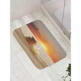 Противоскользящий коврик для ванной, сауны, бассейна JOYARTY Морской закат bath_21844