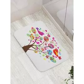Противоскользящий коврик для ванной, сауны, бассейна JOYARTY Пасхальное дерево bath_14262