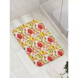 Противоскользящий коврик для ванной, сауны, бассейна JOYARTY Яблочная абстракция bath_52717