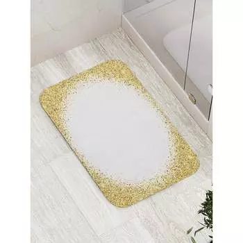 Противоскользящий коврик для ванной, сауны, бассейна JOYARTY Золотая пыль bath_290625