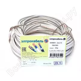Гибкий плоский провод ШВВП ЭлПроКабель 4630017847549