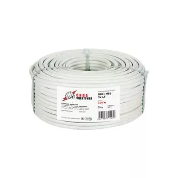 Провод ПВСмб ВЭКЗ 3х1,5 100м 14470