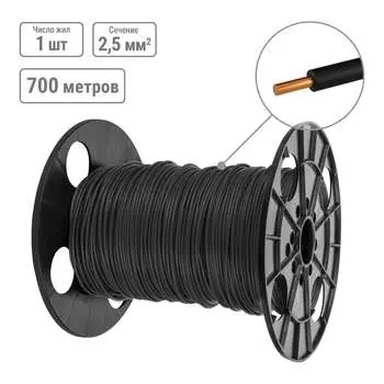 Провод TDM ELECTRIC ПуВнгА-LS 1x2,5 ГОСТ SQ0124-0100