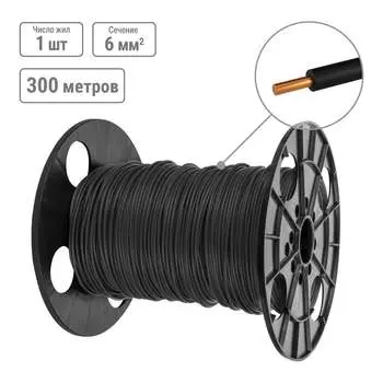 Провод TDM ELECTRIC ПуВнгА-LS 1x6,0 ГОСТ SQ0124-0108