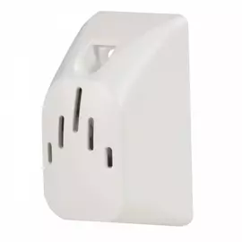 Проводной звонок zamel buzzer, электромеханический, 110-220 в, белый, 70 дб dns-255