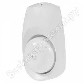 Проводной звонок zamel тон электромеханический, 220 в, белая чаша + белый корпус, 85 дб dns-001/n-bia