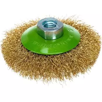 Проволочная конусная щетка для УШМ Дело Техники 274300