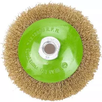 Проволочная конусная щетка для УШМ Дело Техники 274315