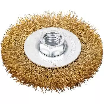 Проволочная плоская щетка для УШМ Дело Техники 274080