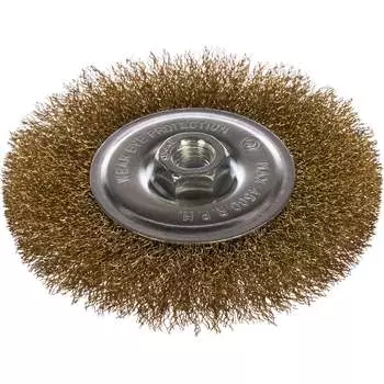 Проволочная плоская щетка для УШМ Дело Техники 274125