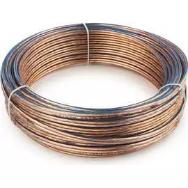 Прозрачный акустический кабель Cablexpert CC-TC21,5-100M