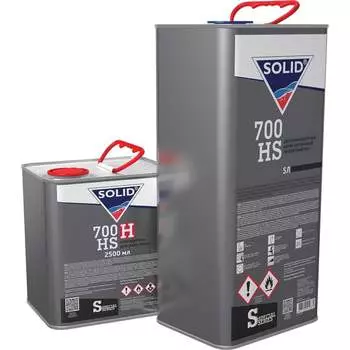Прозрачный двухкомпонентный лак SOLID 700 HS - (5000+2500мл) - 2K 320.7500