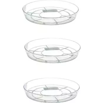 Прозрачный поддон для цветочных горшков Beroma