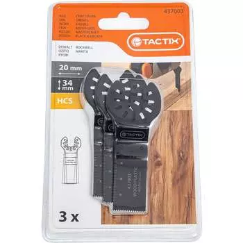 Прямая насадка для мультиинструмента реноватора TACTIX 437003