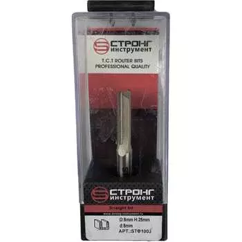 Прямая пазовая фреза по дереву Strong