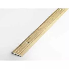 Прямой алюминиевый декоративный порог Лука