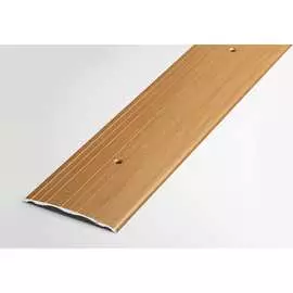 Прямой алюминиевый декоративный порог Лука