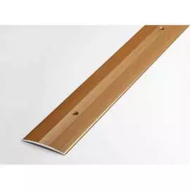 Прямой алюминиевый декоративный порог Лука 00000001673