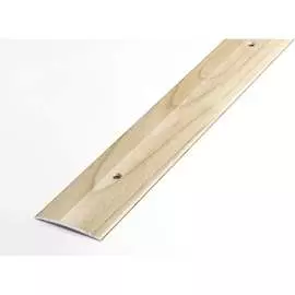 Прямой алюминиевый декоративный порог Лука