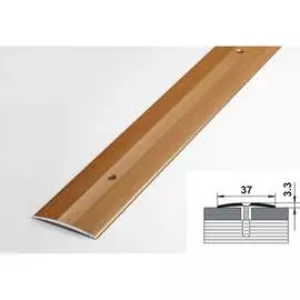 Прямой алюминиевый порог Лука