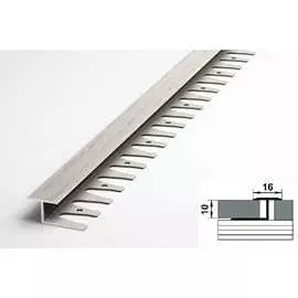 Прямой алюминиевый порог Лука