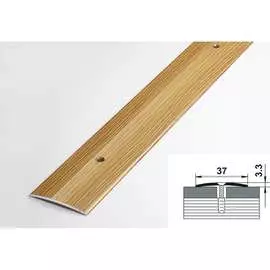 Прямой алюминиевый порог Лука